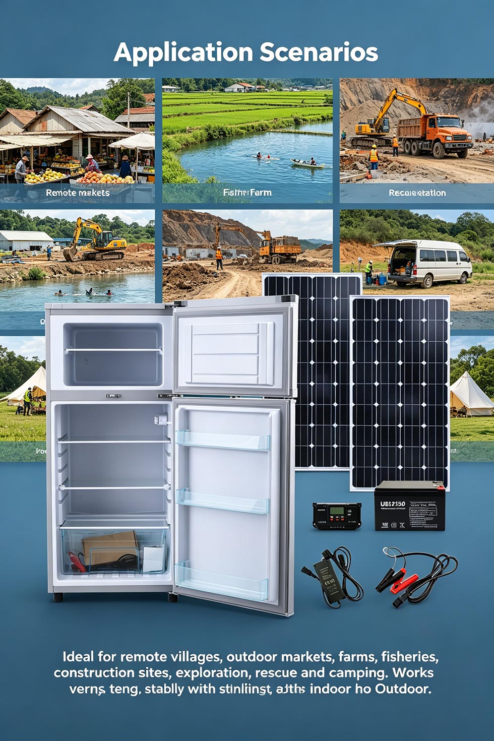 DC Solar Refrigerator