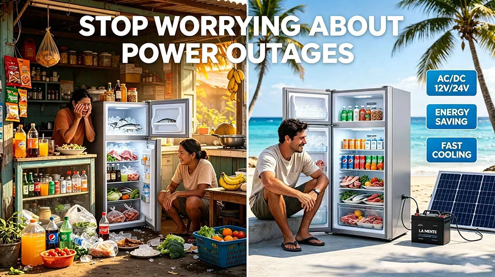 AC DC 12V 24 SOLAR FRIDGE
