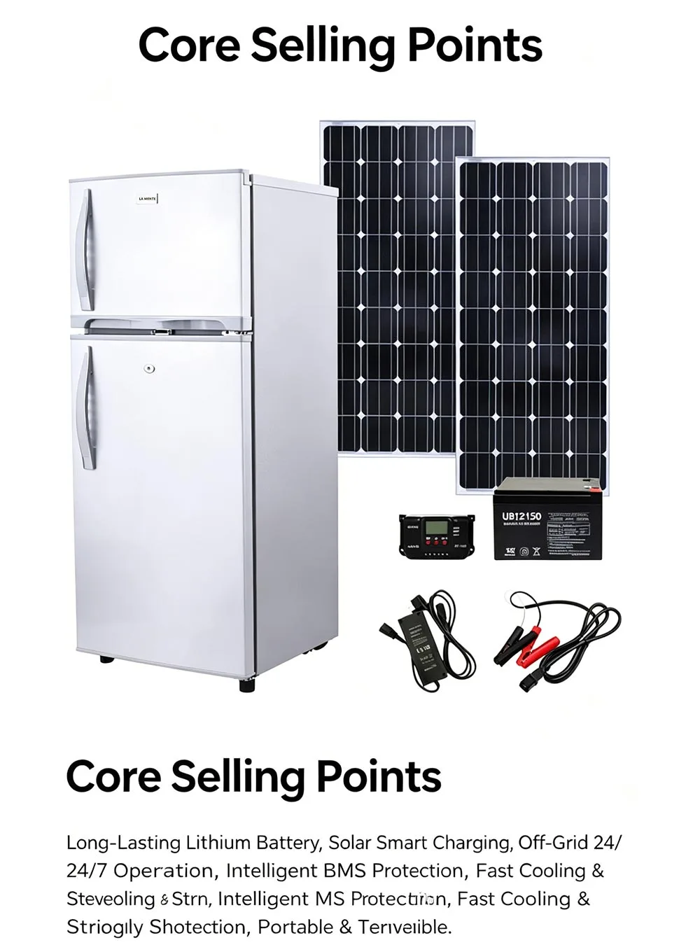 Lithium Battery Solar Fridge