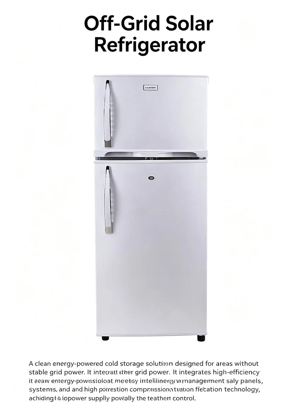 Off-Grid Solar Refrigerator