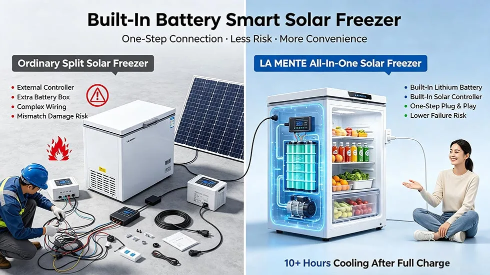 Rechargable Solar Freezer