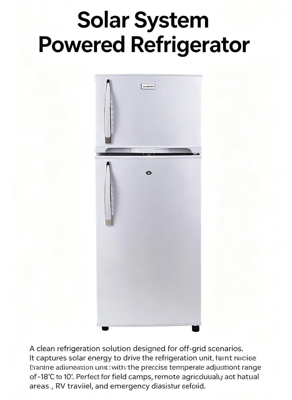 Solar System Powered Refrigerator