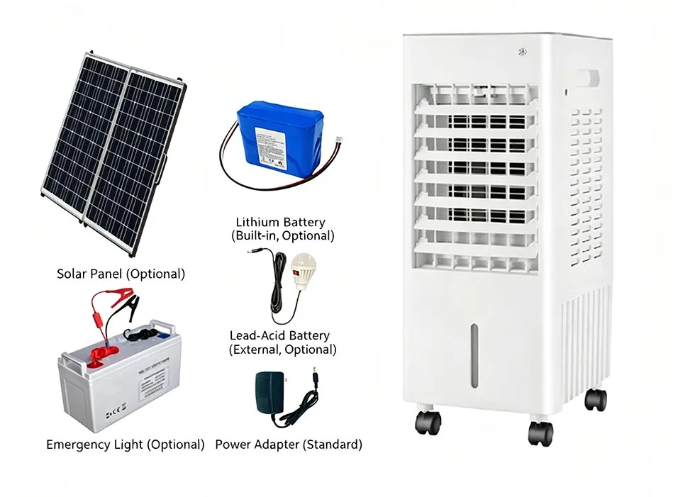 Portable Rechargeable Solar Air Cooler