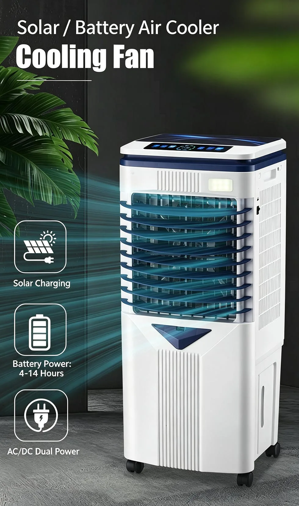 Rechargeable Solar Air Cooler