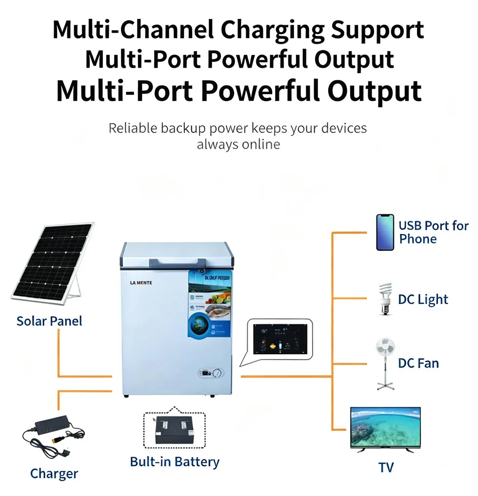 Solar Freezer with Battery