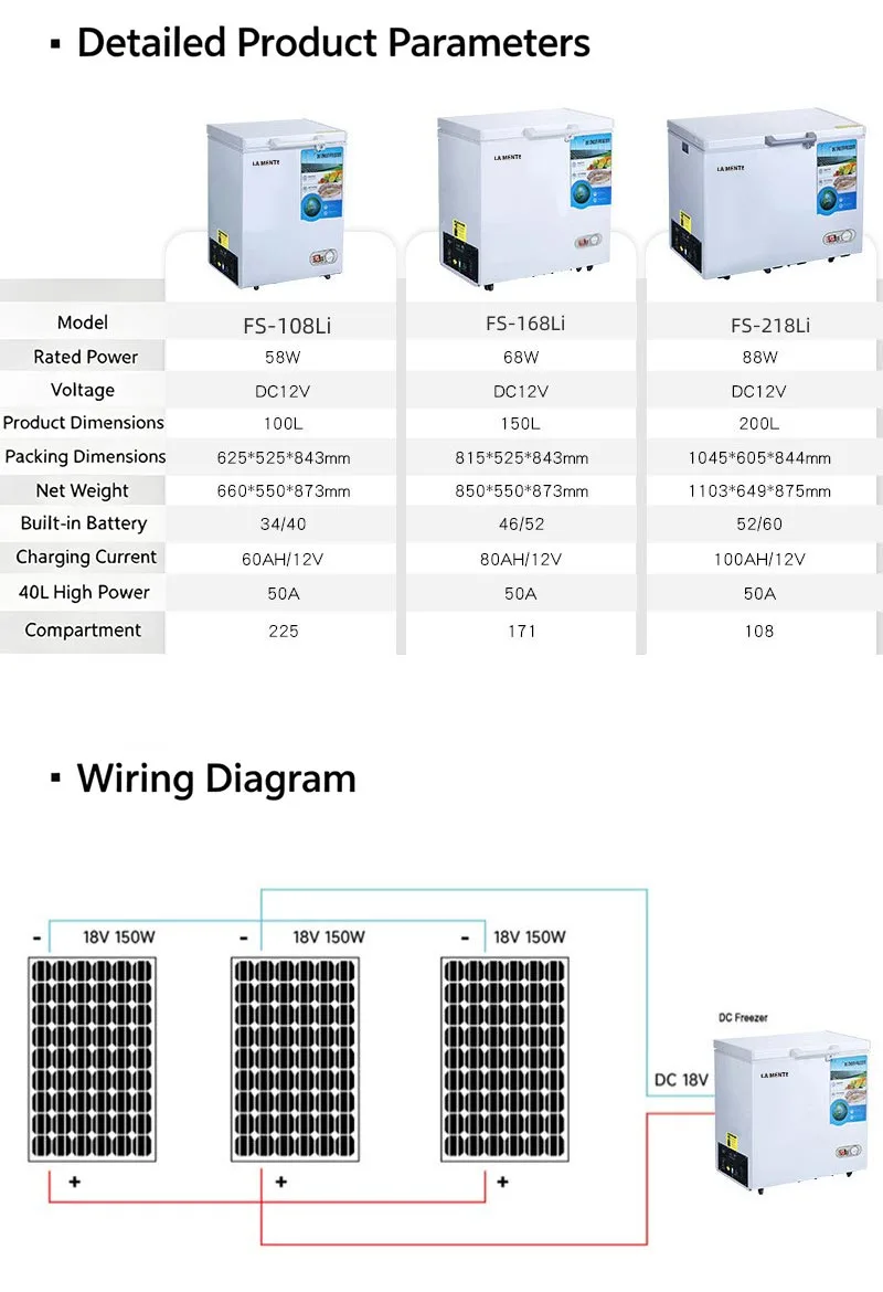 Solar Freezer with Battery