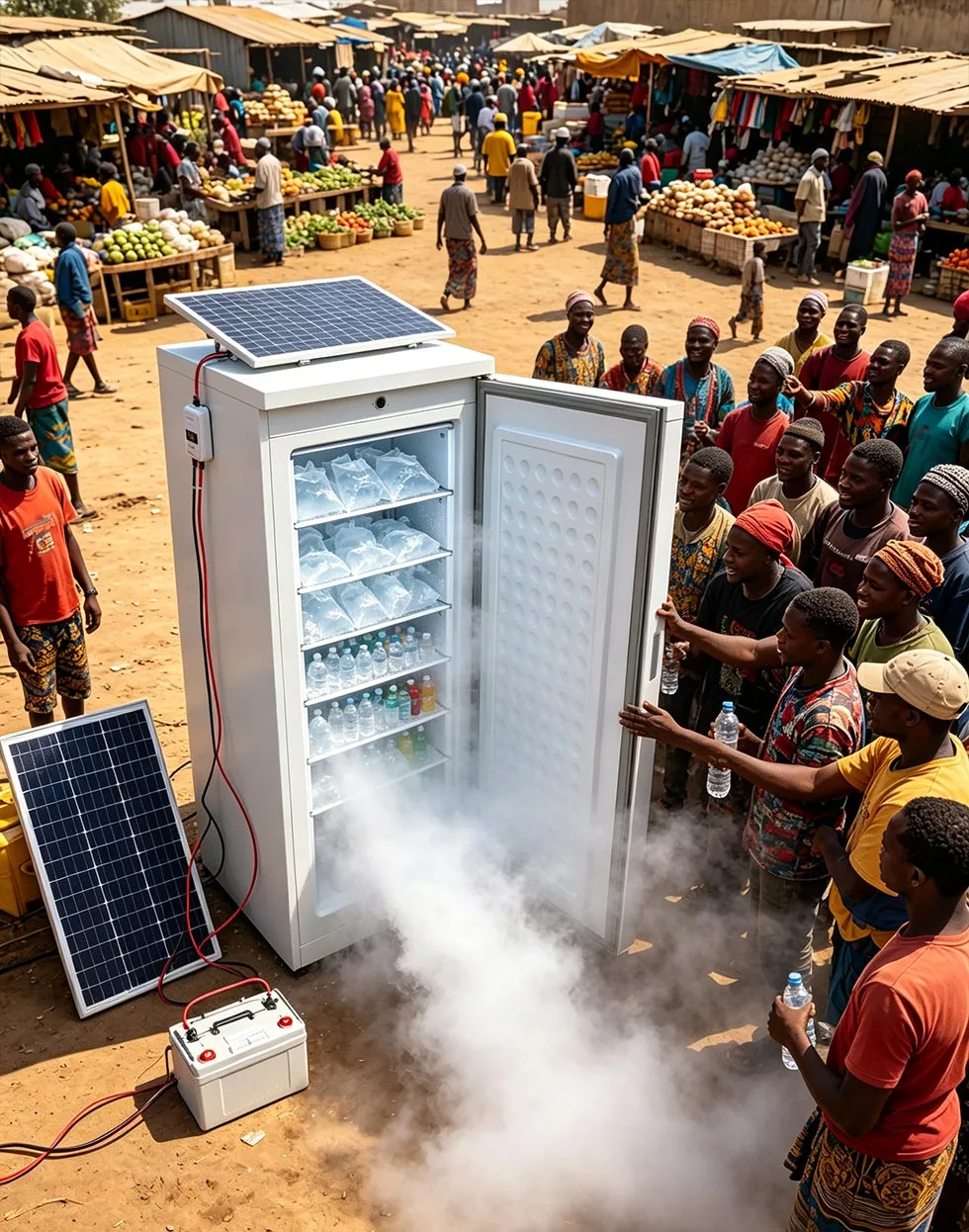 Solar Ice Block Maker