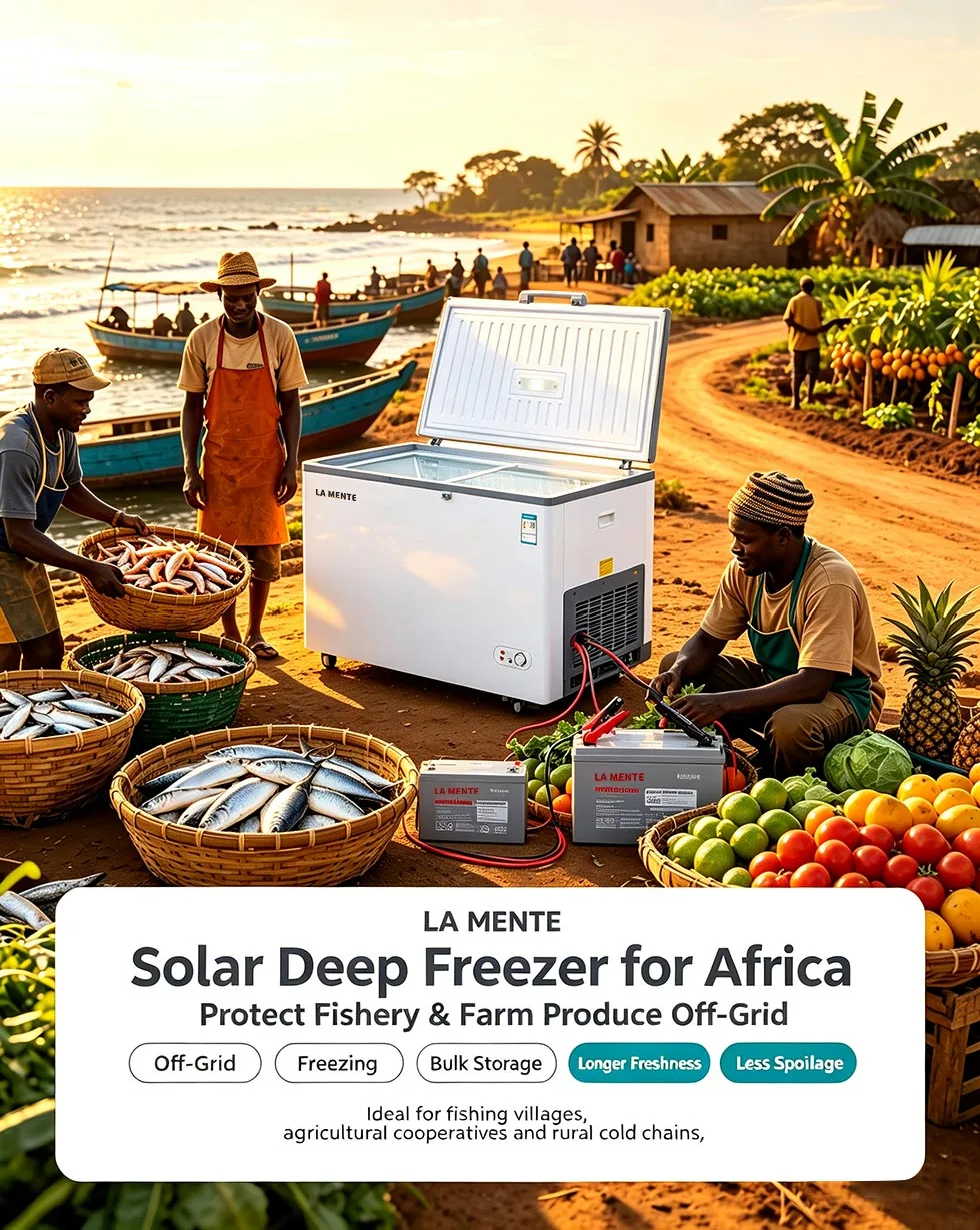 Solar Powered Deep Freezer