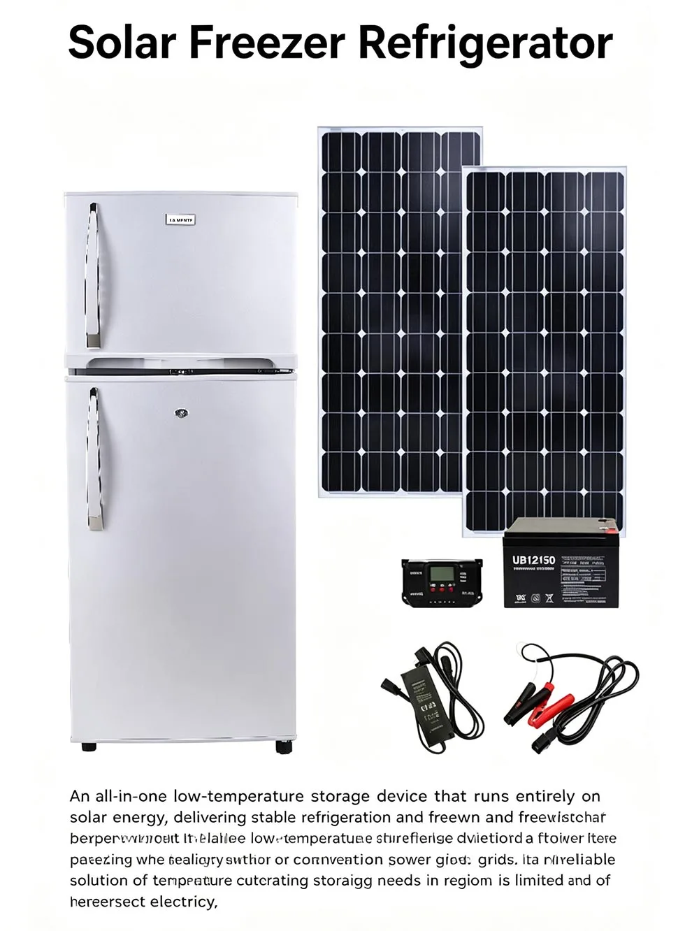 Solar-Powered Freezer and Cooler