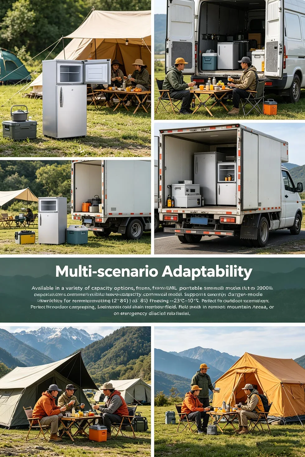 Solar-Powered Freezer and Cooler