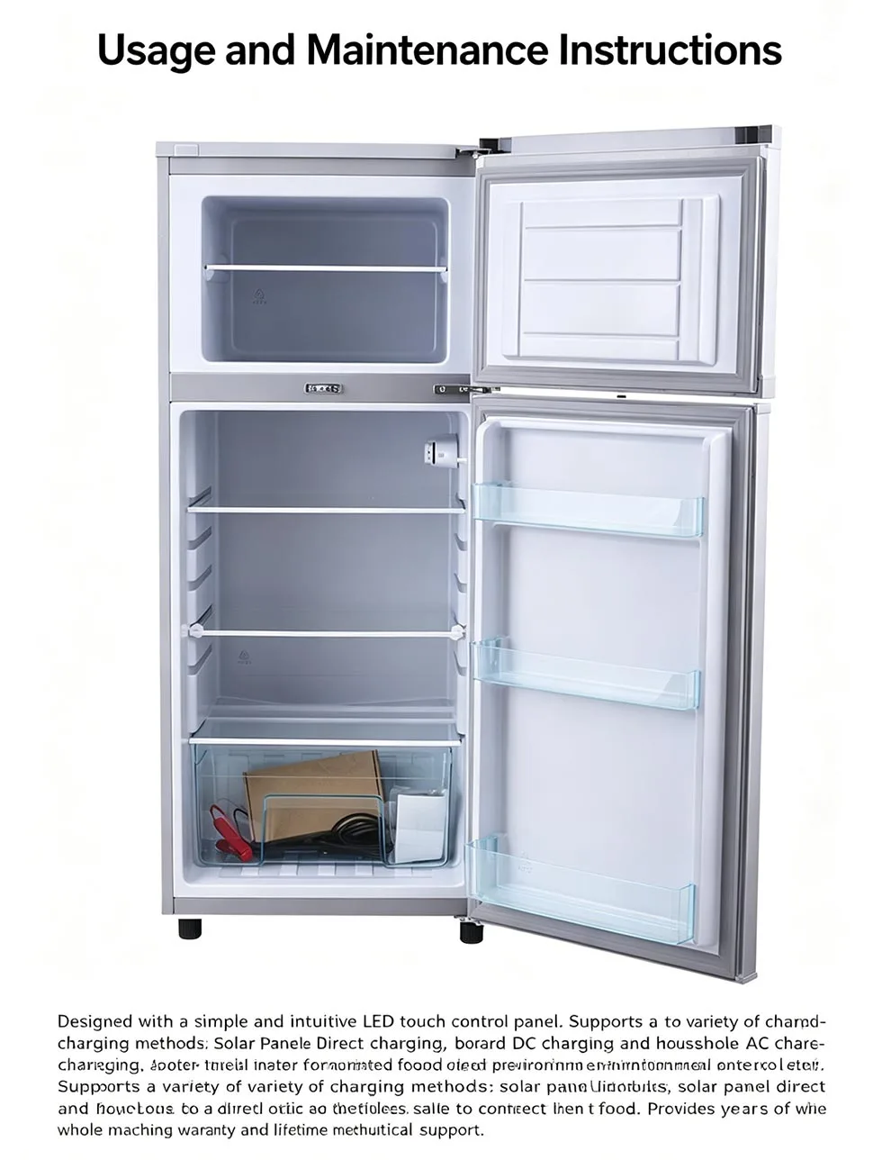 Solar-Powered Freezer and Cooler