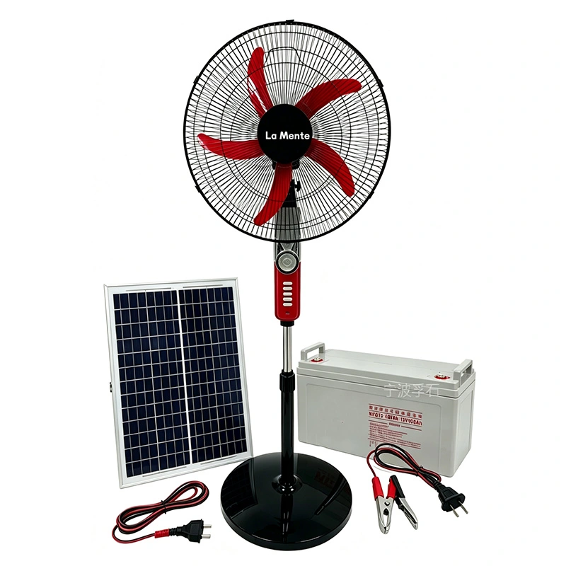 Solar Fan with Light